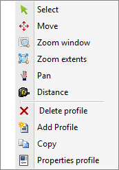 Built-up context menu