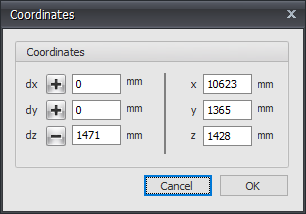 Coordinates input