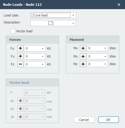 Node Load Dialog