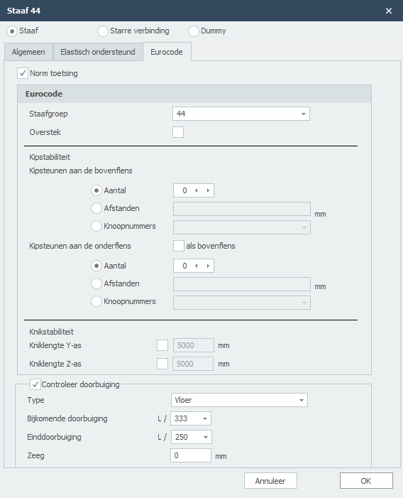 Beam Eurocode
