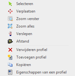 Built-up context menu